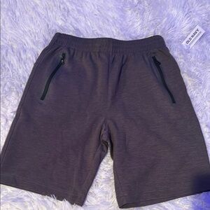 Old Navy Gray Shorts with Elastic Waistband and Soft Fabric